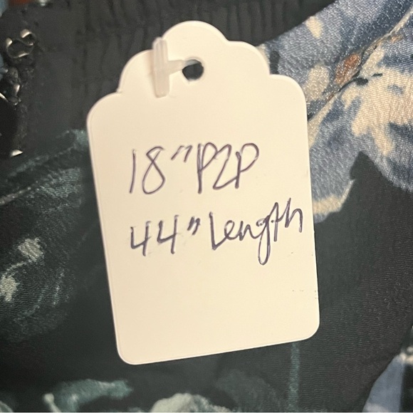 Abercrombie & Fitch Floral Black Maxi Dress with Tags - Picture 6 of 7